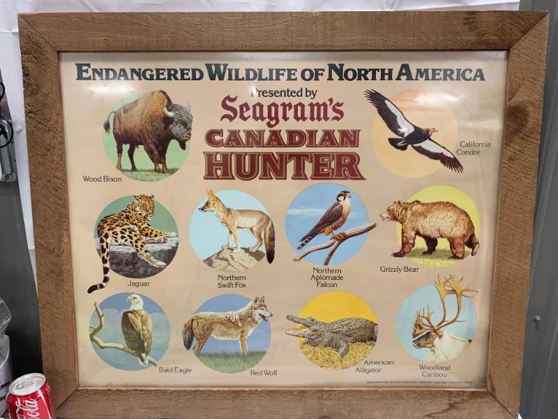 lot 72 image: Seagrams Endangered Wildlife of North America