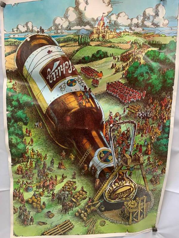 lot 85 image: Vintage 1979 Schlitz Poster
