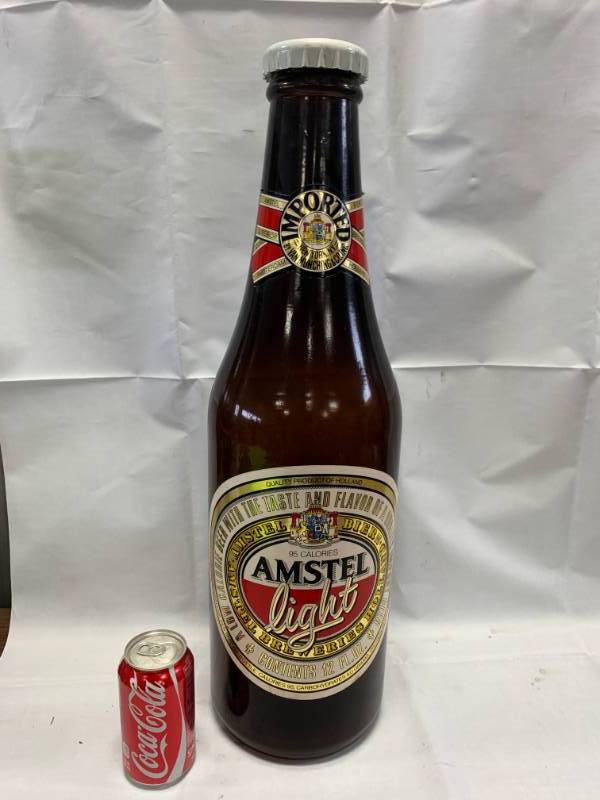 lot 88 image: Large Amstel Light 2 Foot Tall Bottle