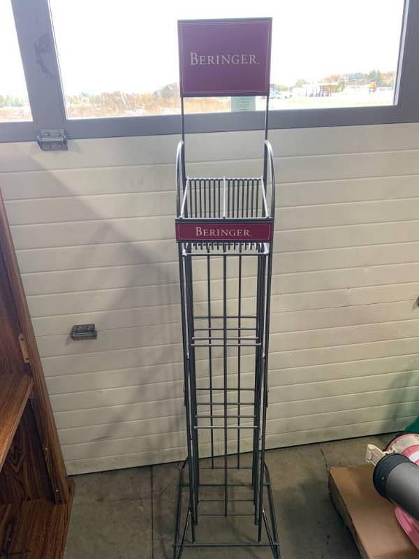 lot 103 image: Beringer Metal Wine Rack