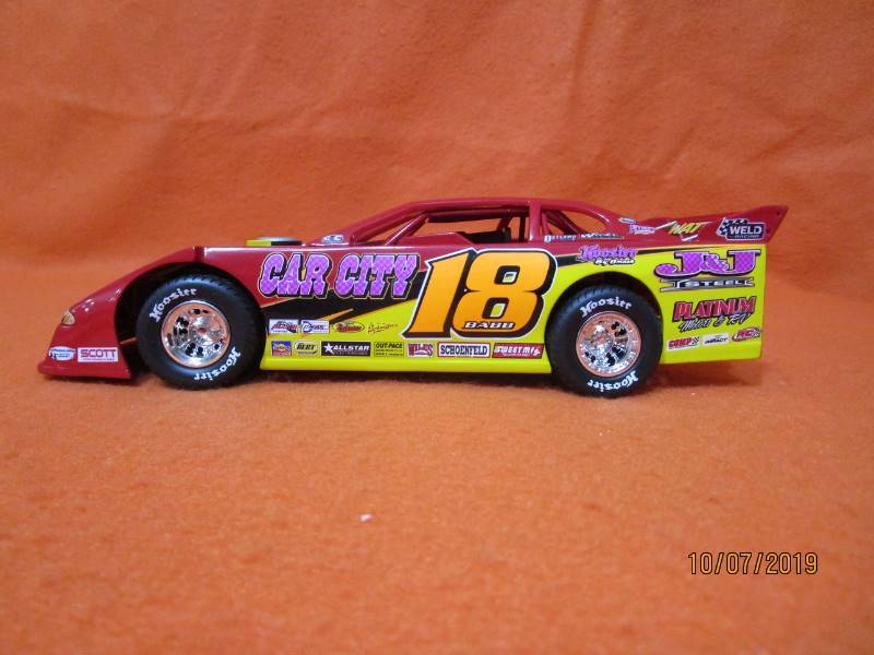 lot 9 image: Shannon Babb Car City #18 124th ADC Diecast