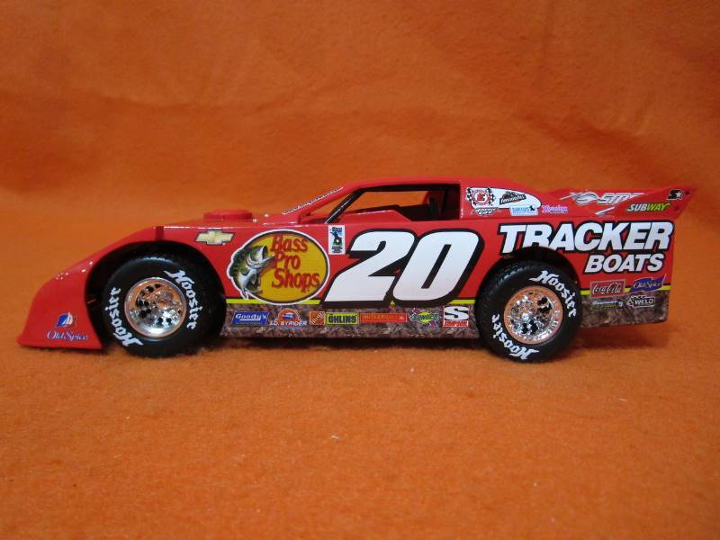 lot 30 image: Tony Stewart Bass Pro Shops Tracker Boats #20 124th ADC Diecast