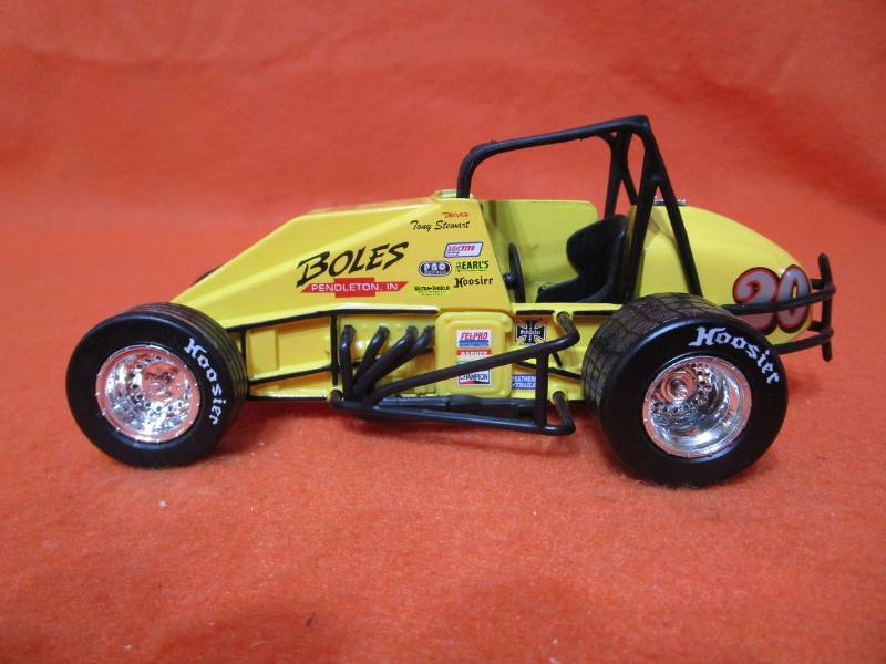 lot 35 image: Tony Stewart Boles Chevrolet #20 USAC Sprint Car Triple Crown Champion 124th Action Diecast
