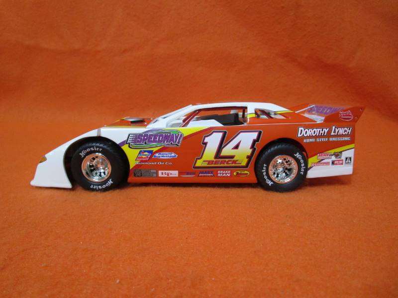 lot 37 image: Kyle Berck Dorothy Lynch-Speedway Motors #14 124th ADC Diecast