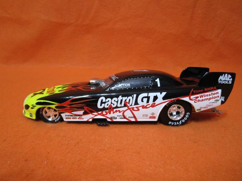 lot 52 image: John Force Castrol GTX Funny Car 124th Action Diecast