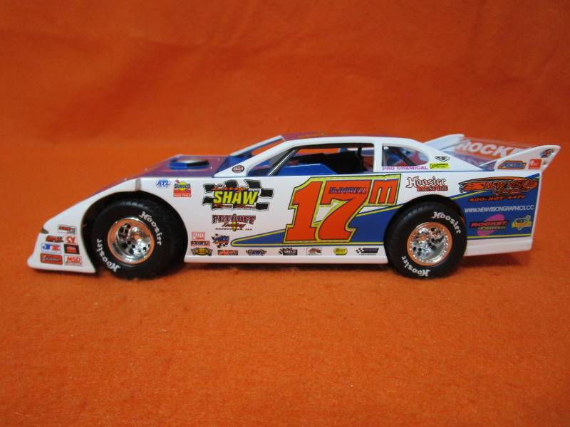 lot 56 image: Dale McDowell J&J Steel-Larry Shaw Race Cars #17M 124th ADC Diecast