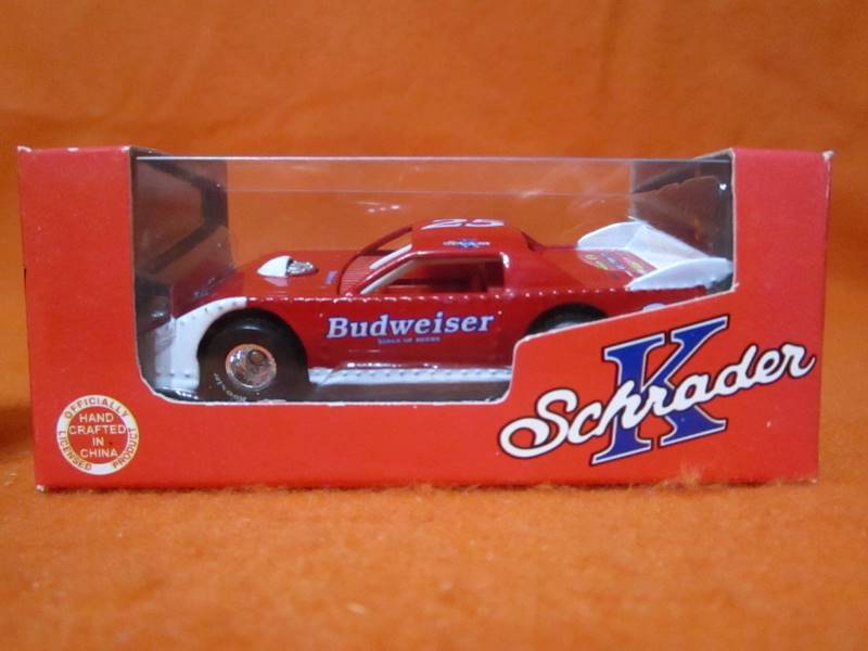 lot 77 image: Ken Schrader Budweiser & Davey Allison Havoline 164th Dirt Late Model Diecasts