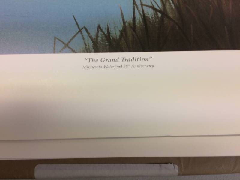 lot 28 image: The Grand Tradition by Jerry Raedeke Signed Print Size With Border Approx 26x19