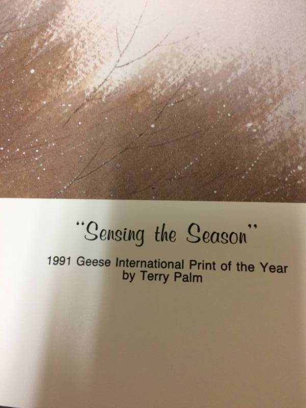 lot 57 image: Sensing The Season by Terry Palm Signed & Numbered Limited Edition Print Size With Border Approx15x31