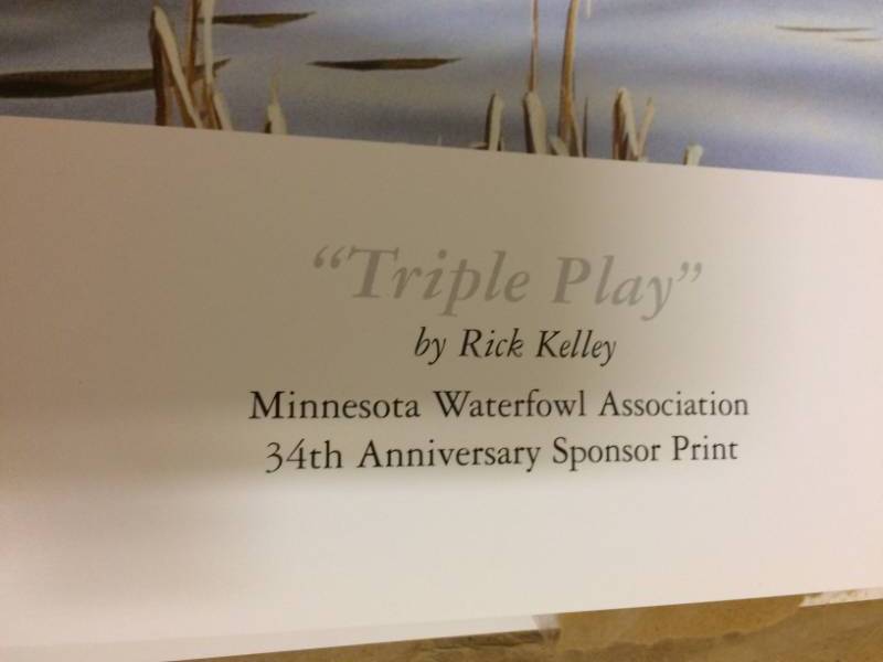 lot 63 image: Triple Play by Rick Kelley Signed & Numbered Limited Edition Print Size With Border Approx 31x21