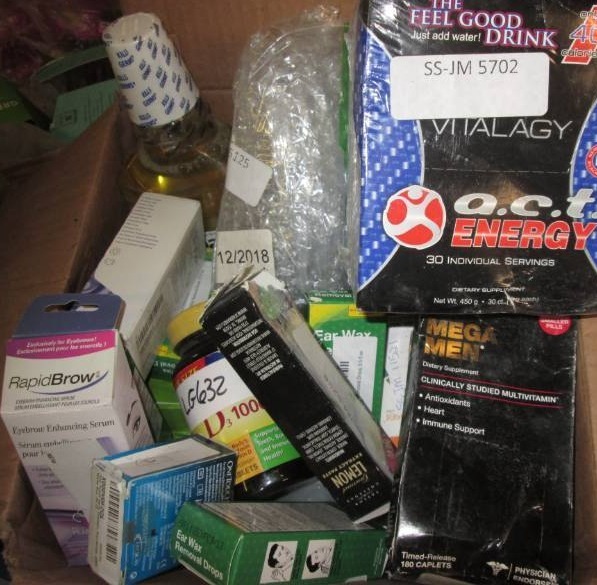 lot 102 image: 6 bottles of Mouth Wash, Vasiline t...