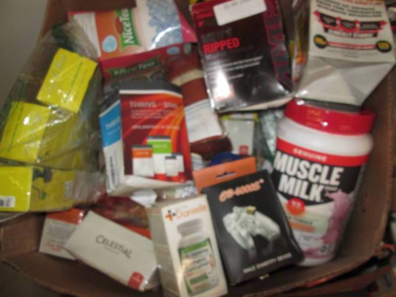 lot 104 image: GNC Mens Vitamins, Workout Supplem...