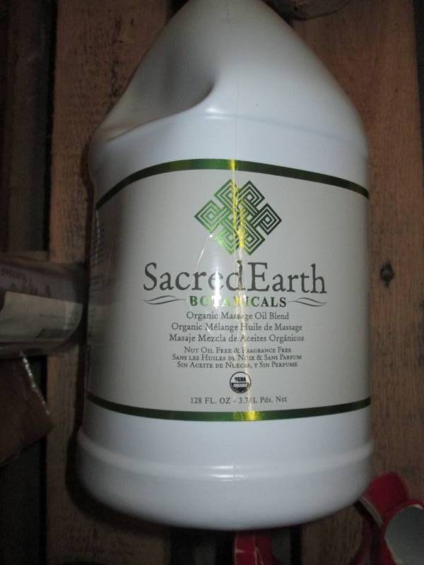 lot 105 image: Sacred Earth Botanicals Massage Oil...