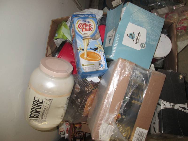 lot 121 image: Big Box of Coffee, Tea, Energy Drin...