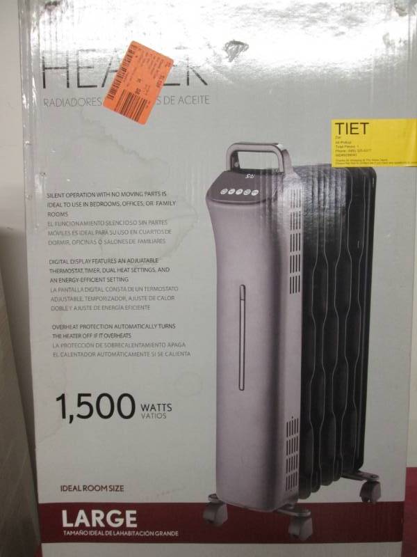 lot 126 image: SAI Oil-Filled Radiator Heater (Lar...