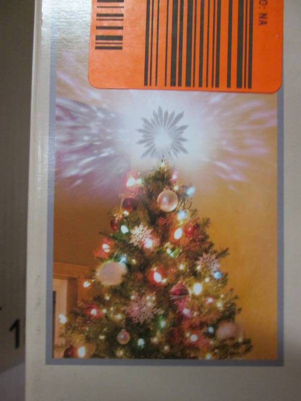 lot 207 image: Projection Kaleidoscope Tree Topper...