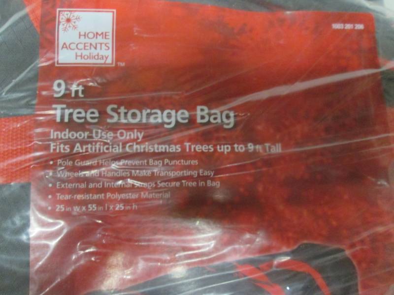lot 148 image: 9 Tree Storage Bag -Fits Artificia...