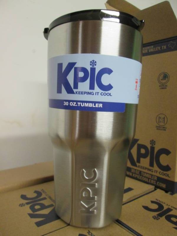 lot 153 image: KPIC 30oz. Stainless Steel Tumbler ...