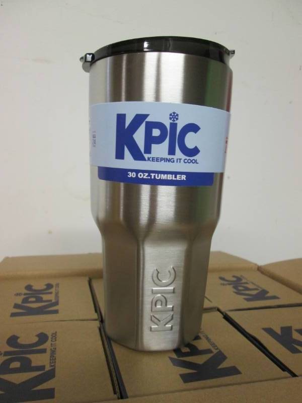 lot 155 image: KPIC 30oz. Stainless Steel Tumbler ...