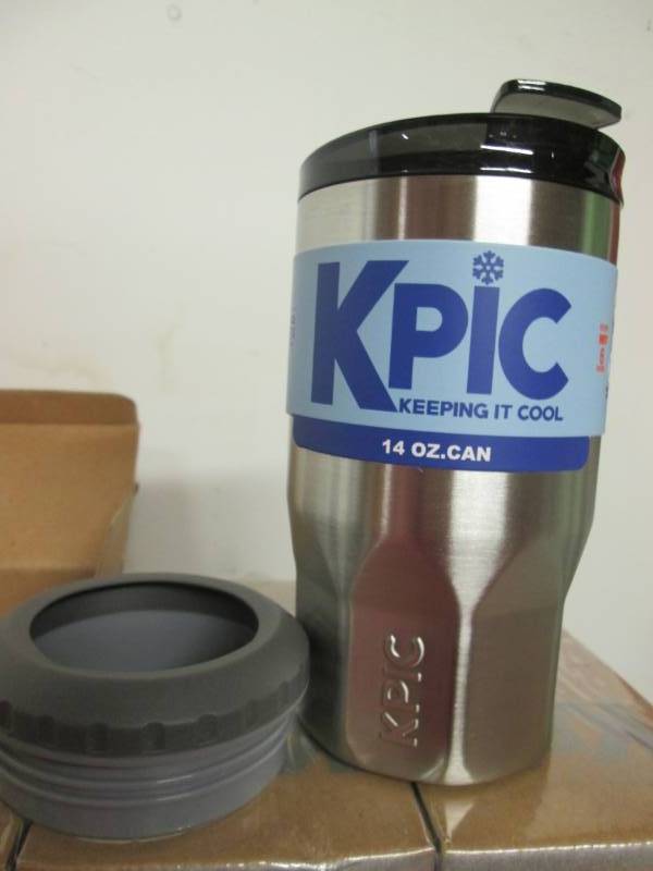 lot 157 image: KPIC 14oz. Stainless Steel Tumbler ...