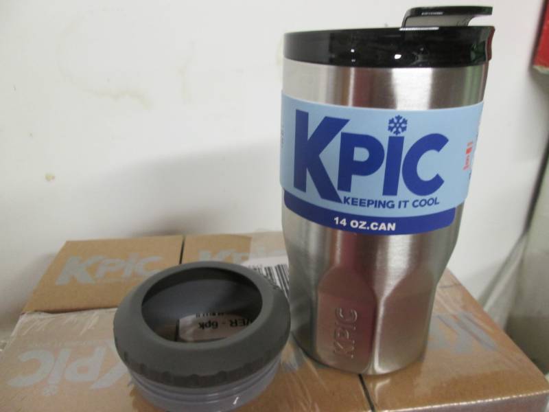 lot 160 image: KPIC 14oz. Stainless Steel Tumbler ...