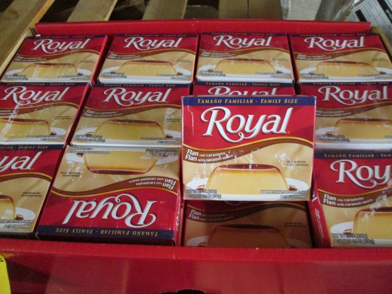 lot 201 image: 4 Cases (96 Ea) Royal Flan With Car...