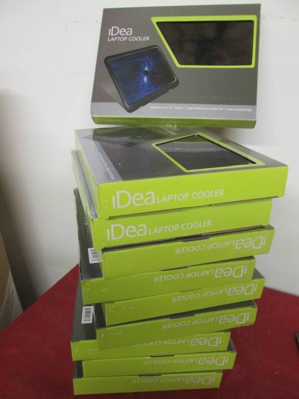 lot 203 image: IDea Case of Laptop Coolers (10 ea)...