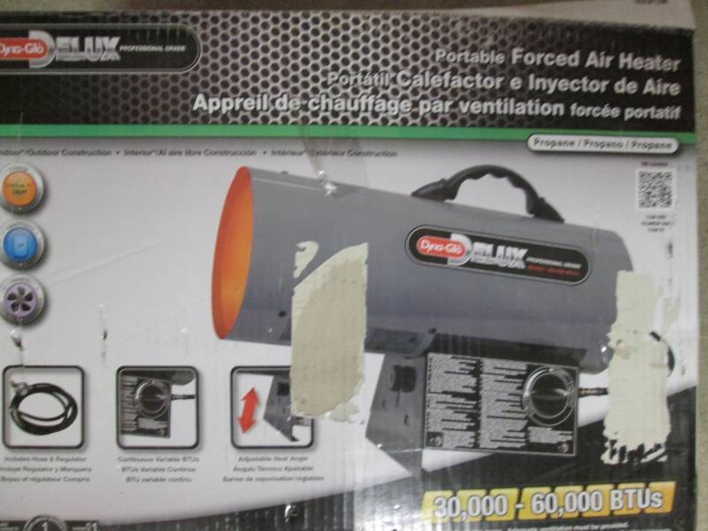 lot 210 image: Dyna-Glo Portable Forced Air Heater...