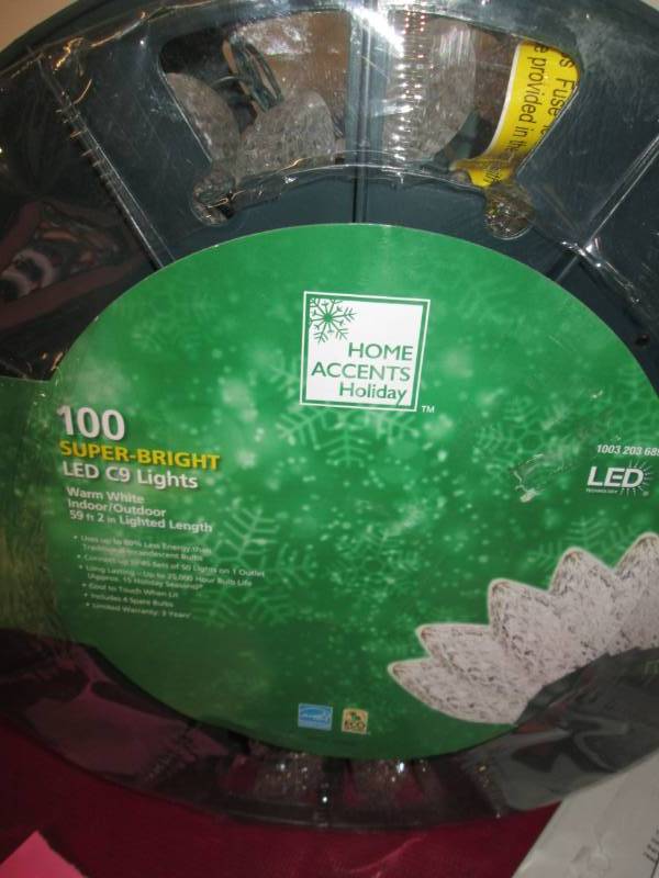 lot 223 image: 100 Super Bright KED C9 Lights (War...