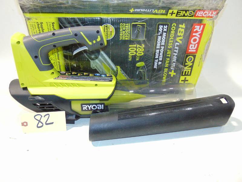 lot 82 image: RYOBI Leaf Blower