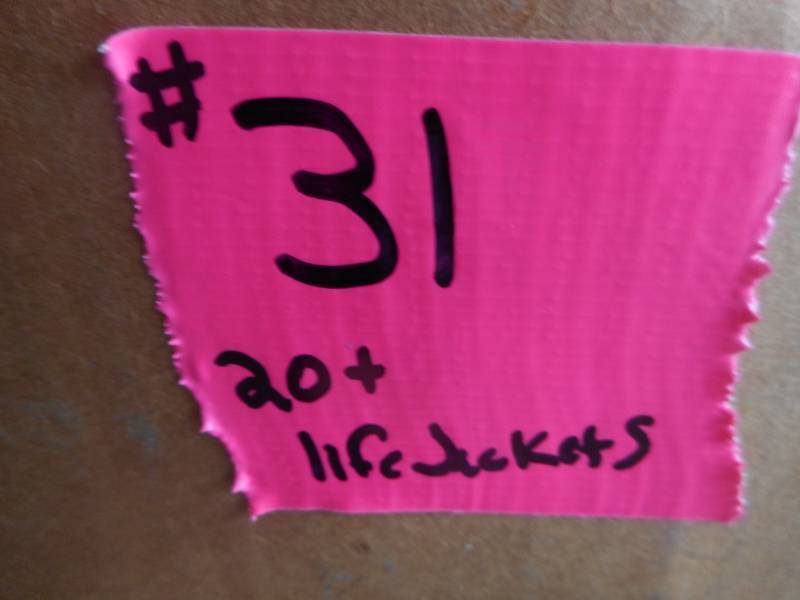 lot 31 image: Life Jacket Lot