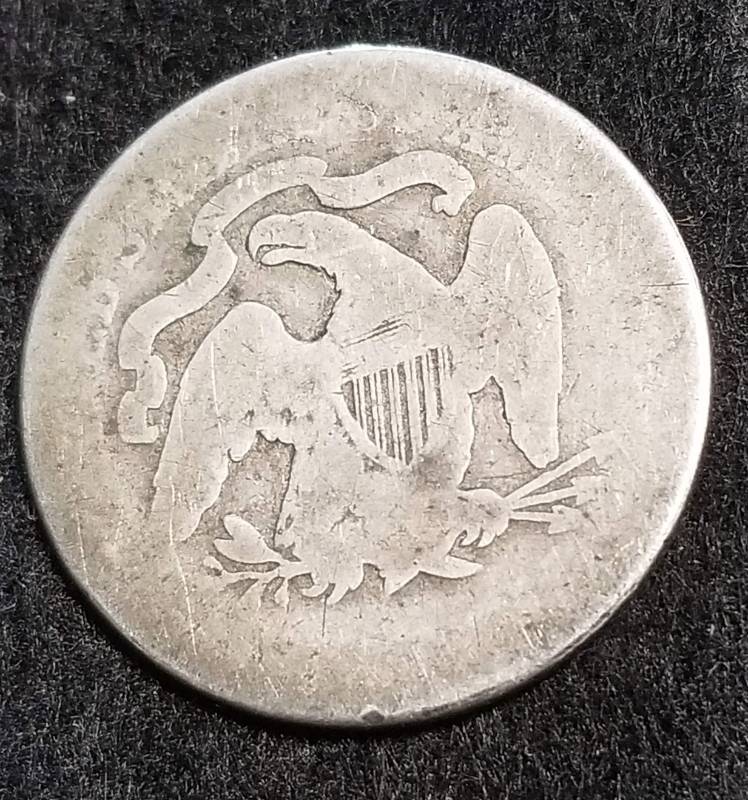 1877 SEATED LIBERTY SILVER QUARTER