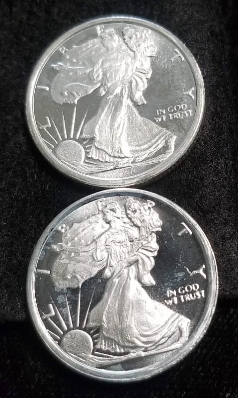 12 TROY OZ. .999 FINE SILVER (2 X 14 OZ)