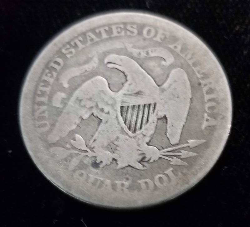 1875 SEATED LIBERTY SILVER QUARTER