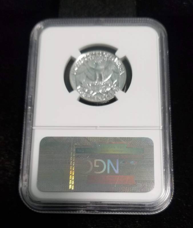 1961 PROOF WASHINGTON SILVER QUARTER PF67 NGC