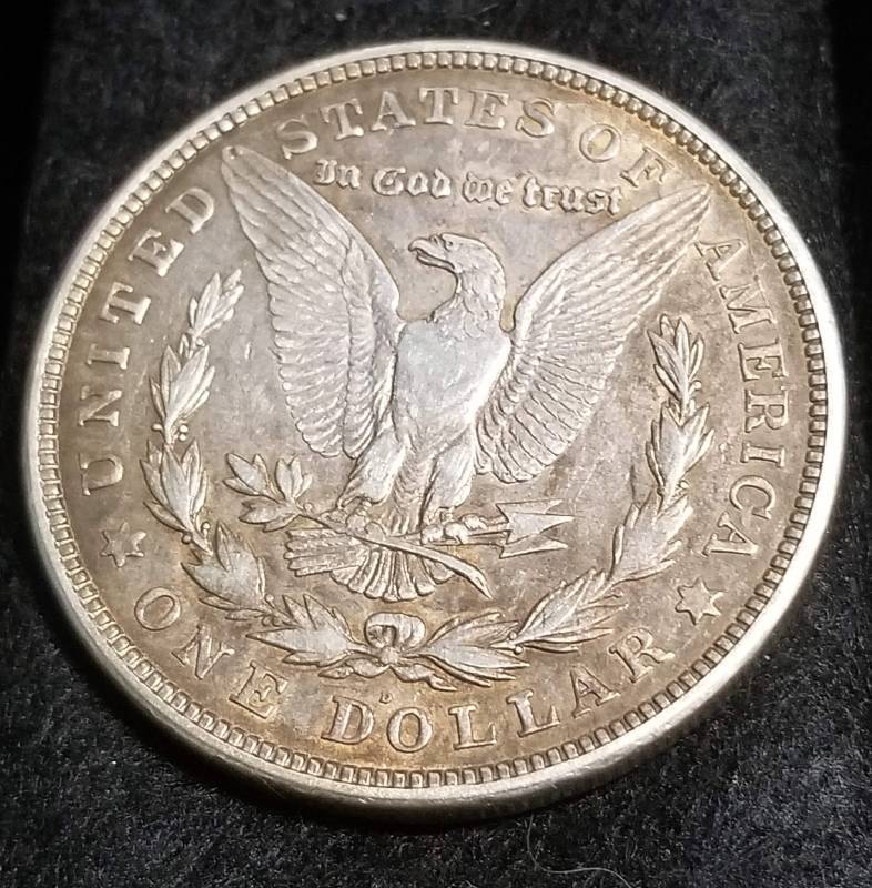 1921-D MORGAN SILVER DOLLAR