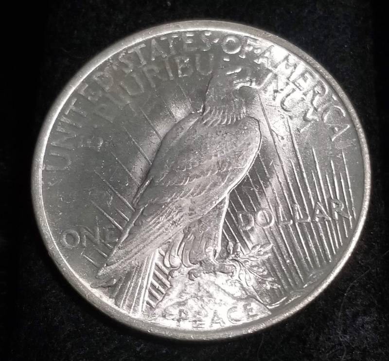 1923 PEACE SILVER DOLLAR BU-UNC