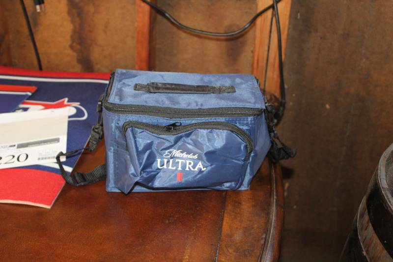 lot 231 image: Michelob Ultra Beer Personal Soft-Side Cooler