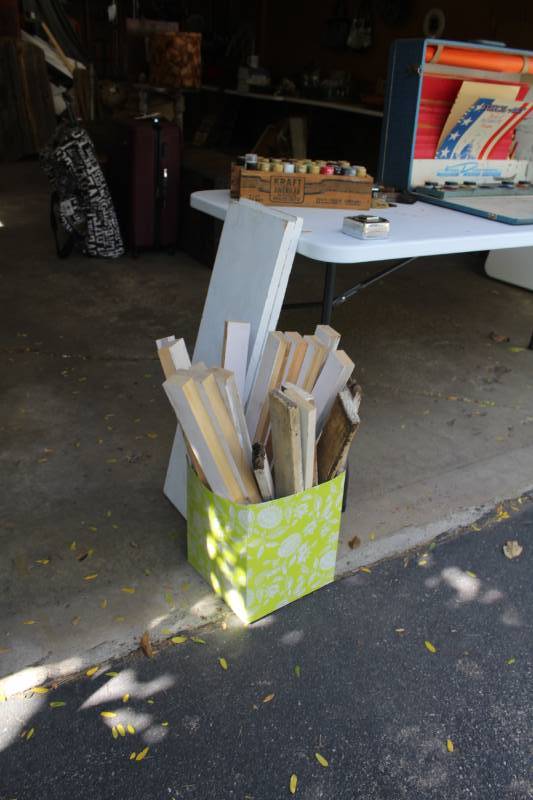 lot 273 image: Misc. Window Sill Wood Boards