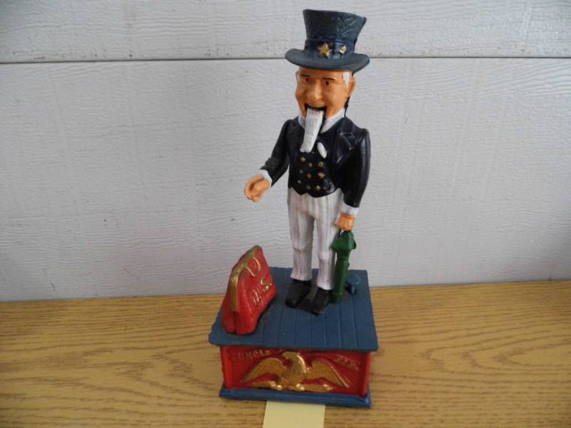 Uncle Sam Cast Iron Bank