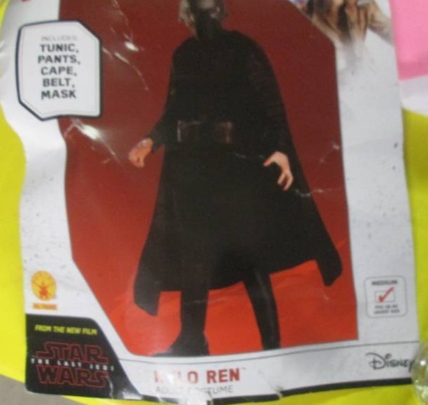 lot 26 image: 2 medium star wars kylo ren adult...