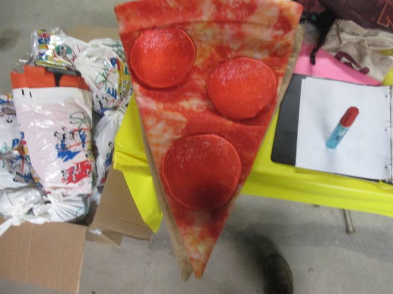 lot 43 image: pizza costume...