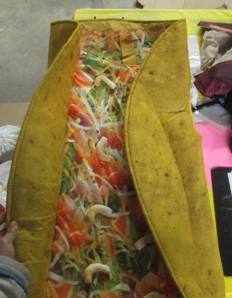 lot 44 image: taco costume...