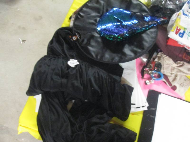 lot 70 image: witch hat and cape costume...