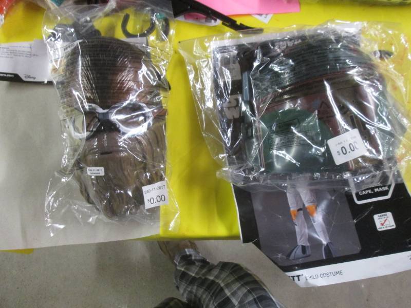 lot 88 image: star wars chwbacca and mask...