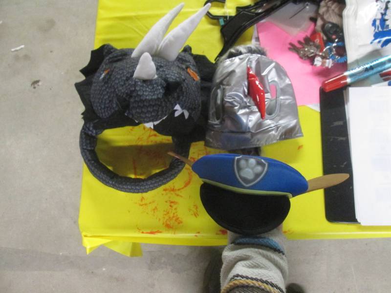 lot 91 image: lot of 2 mask and paw patrol hat...