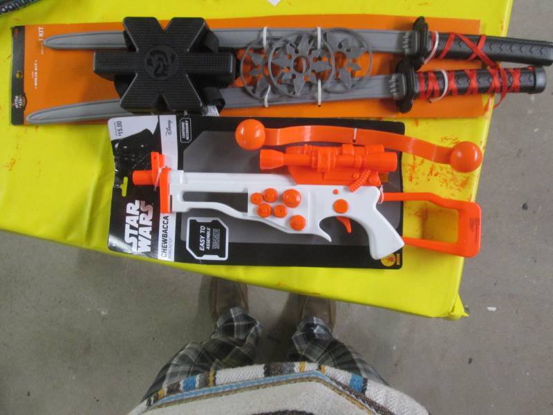 lot 93 image: lot of 2 costume toys...