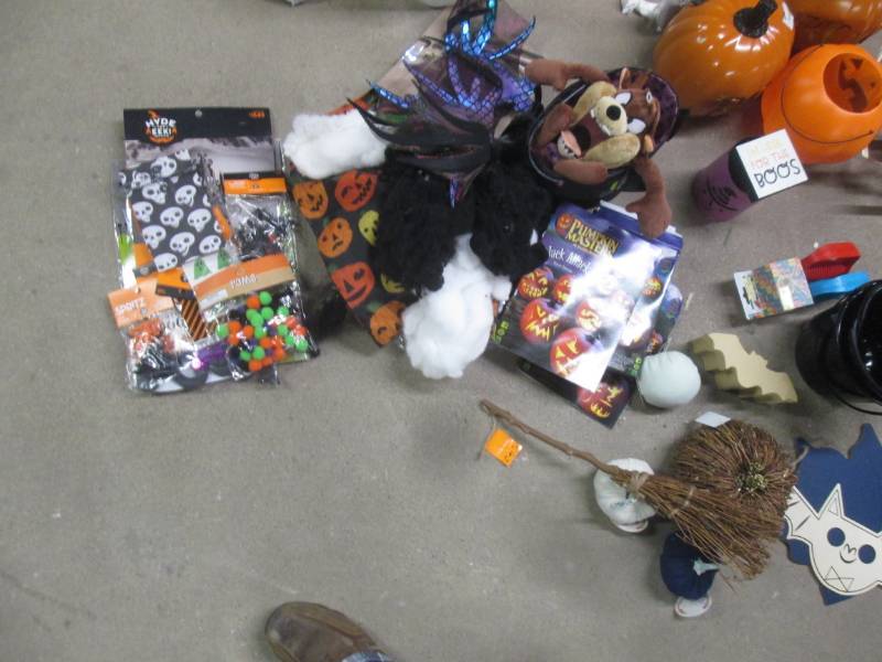 lot 107 image: misc halloween items...