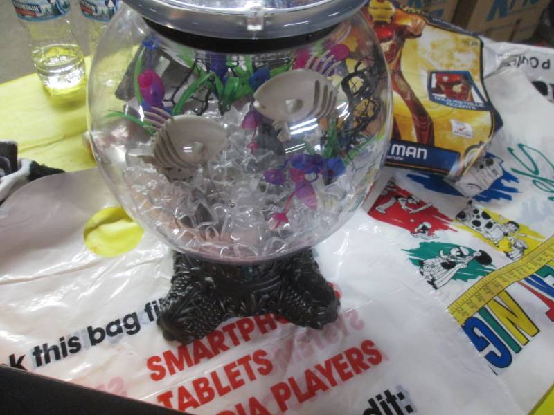 lot 114 image: halloween fish tank and misc costum...