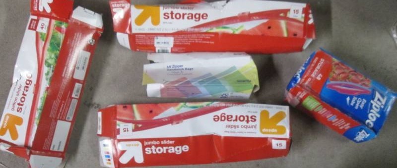 lot 128 image: lot of storage bags...